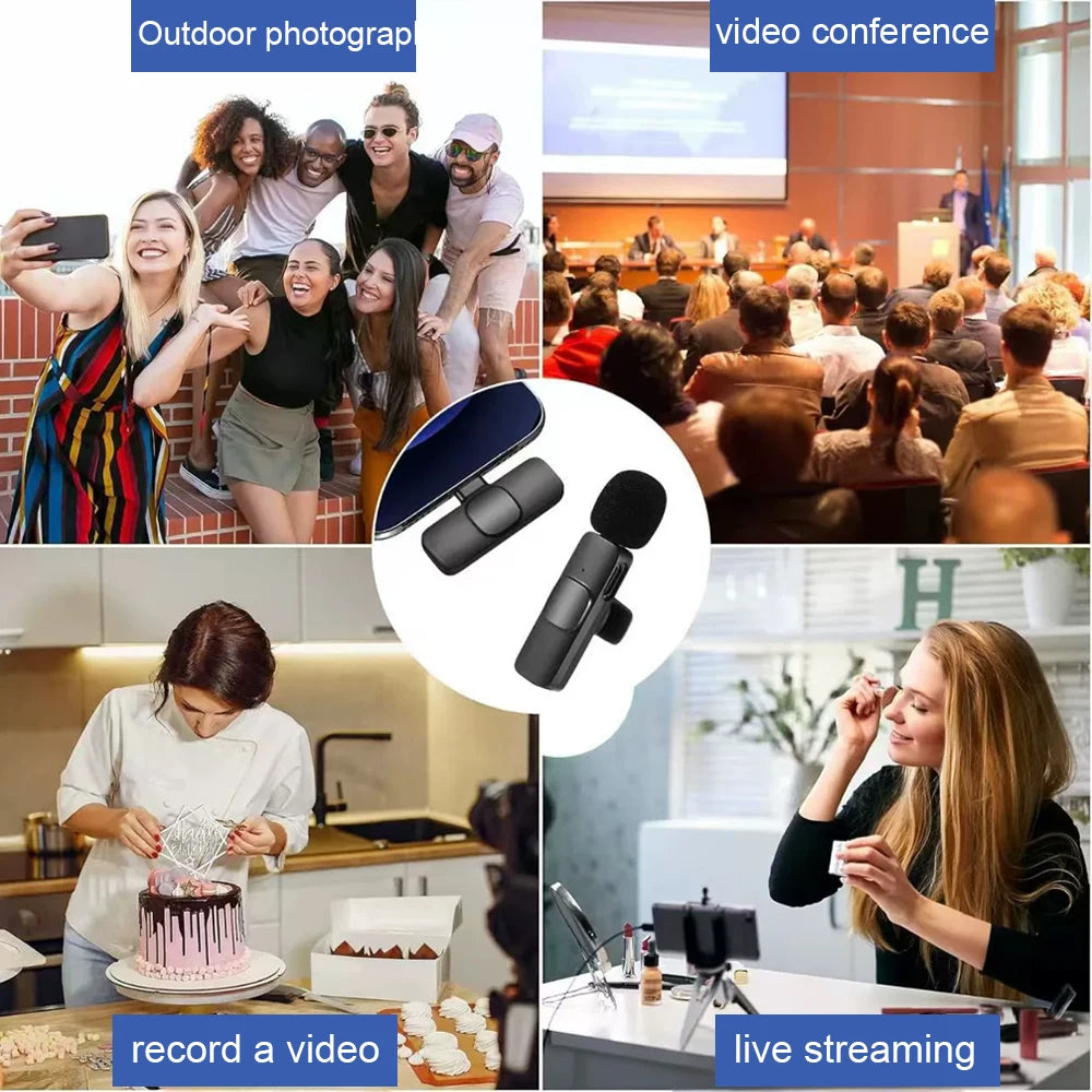 MiniK Wireless Clip-On Microphone Pro